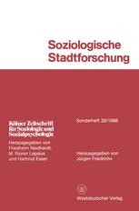 Soziologische Stadtforschung | Springer Nature Link