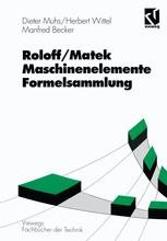 Roloff/Matek Maschinenelemente Formelsammlung | SpringerLink