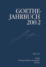 Gabriele Schwieder: Goethes „West-östlicher Divan“. Eine poetologische  Lektüre. Köln, Weimar, Wien 2001, 242 S. | SpringerLink