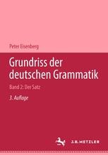 Grundriss der deutschen Grammatik: Band 2: Der Satz | SpringerLink