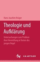 Theologie und Aufklärung | SpringerLink