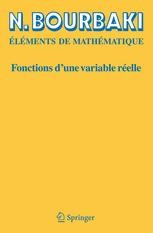 洋書 N. Bourbaki Fonctions d'une variable XII Fonctions d'une variable réelle: Théorie élémentaire | Springer