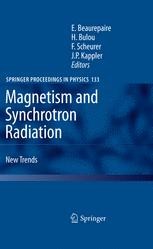 Magnetism and Synchrotron Radiation: New Trends | Springer Nature Link