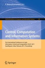 Control Data Institute Computer Program Control, Computation and Information Systems: First International ...