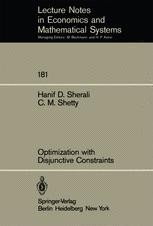 Optimization with Disjunctive Constraints | Springer Nature Link