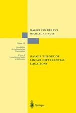 Galois Theory of Linear Differential Equations | SpringerLink