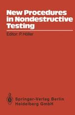 New Procedures in Nondestructive Testing: Proceedings of the Germany-U ...