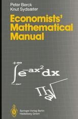 洋書 Mathematics for Economists Mathematics for Economists