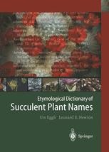 Etymological Dictionary of Succulent Plant Names | Springer Nature Link