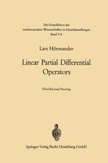 Linear Partial Differential Operators | Springer Nature Link