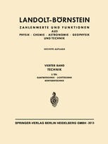 Landolt-Börnstein: Zahlenwerte Und Funktionen Aus Physik, Chemie ...