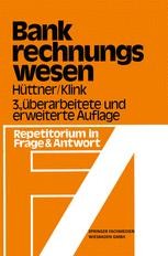 Bank-Rechnungswesen: Repetitorium In Frage Und Antwort | SpringerLink