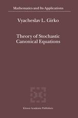 Theory of Stochastic Canonical Equations | SpringerLink