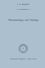 Phenomenology and Ontology | Springer Nature Link