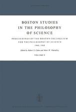 Boston Studies in the Philosophy of Science: Proceedings of the