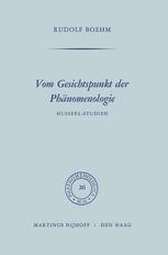 GRUNDLEGENDE UNTERSUCHUNGEN ZUM PHÄNOMENOLOGISCHEN URSPRUNG