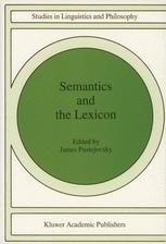 Semantics and The Lexicon | SpringerLink