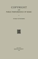 Copyright and Public Performance of Music | Springer Nature Link