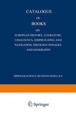 Catalogue Of Books On European History, Literature, Linguistics ...