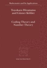 洋書 Electric Contacts: Theory and Appli... Coding Theory and Number Theory | SpringerLink