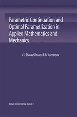 Parameterization Book Parametric Continuation and Optimal Parametrization in Applied ...