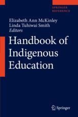 Handbook of Indigenous Education | SpringerLink Handbook of Indigenous Education | SpringerLink