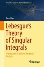 Classical Theorems on Singular Integrals | Springer Nature Link