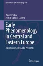 Early Phenomenology in Central and Eastern Europe: Main Figures, Ideas, and Problems Couverture du livre