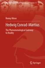 Hedwig Conrad-Martius: The Phenomenological Gateway to Reality Couverture du livre