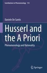 Husserl and the A Priori: Phenomenology and Rationality Book Cover