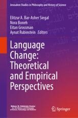 Language Change: Theoretical and Empirical Perspectives | SpringerLink