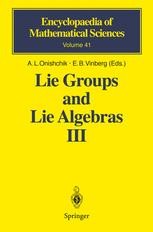 Lie Groups and Lie Algebras III: Structure of Lie Groups and Lie