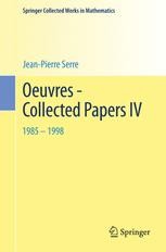 Collected Papers (Springer Collected Works in Mathematics