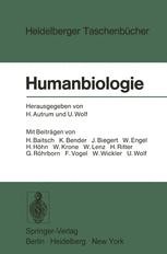 Humanbiologie Ergebnisse Und Aufgaben H Autrum Springer