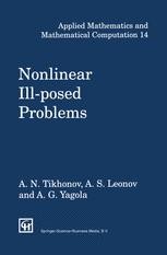 Numerical Methods for the Solution of Ill-Posed Problems