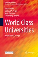 World Class Universities A Contested Concept Sharon P Rider Springer World Class Universities A Contested Concept Sharon P Rider Springer
