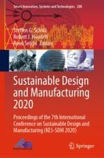 Sustainable Design And Manufacturing 2020 Proceedings Of The 7th International Conference On Sustainable Design And Manufacturing Kes Sdm 2020 Steffen G Scholz Springer