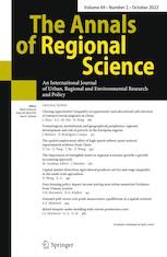 The Annals of Regional Science cover image