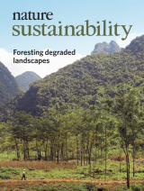 Nature Sustainability cover