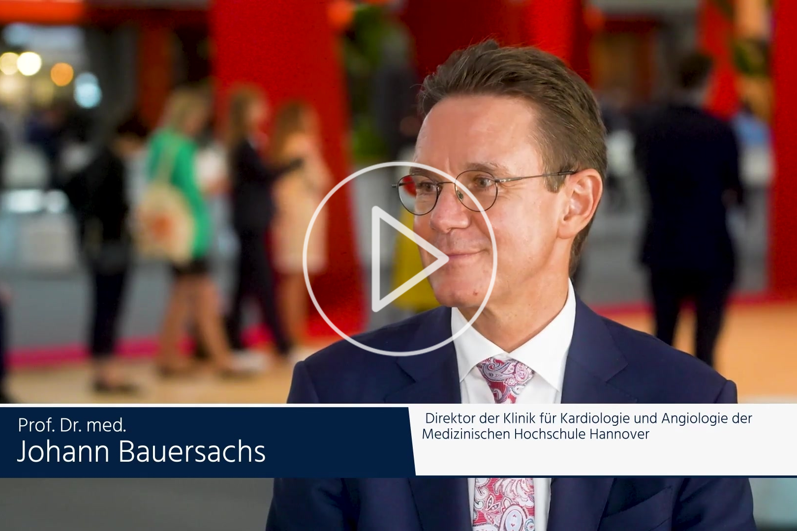 Prof. Johann Bauersachs auf dem ESC-Kongress