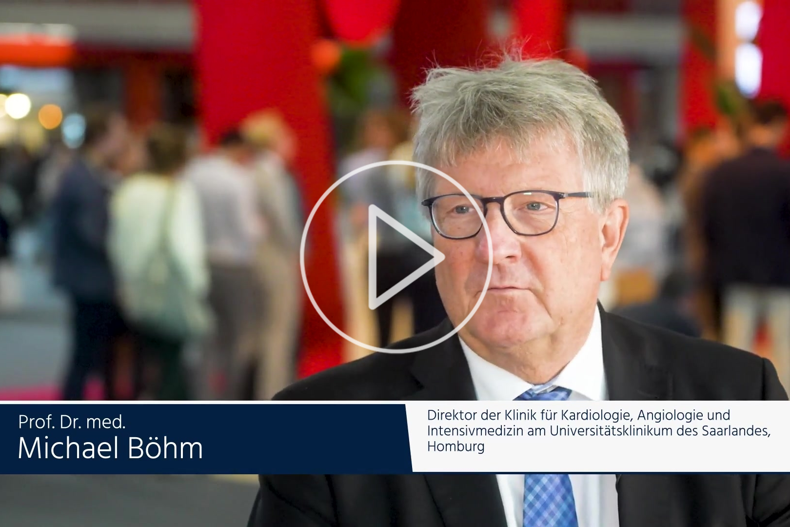 Prof. Michael Böhm auf dem ESC-Kongress