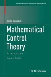 Controll Theory Math Mathematical Control Theory: An Introduction | Springer Nature Link