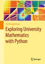 Exploring University Mathematics with Python | Springer Nature Link