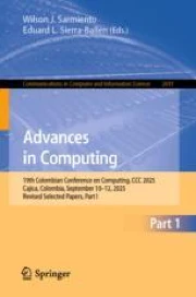 Computer Confernce Advances in Computing: 19th Colombian Conference on Computing, CCC 2025 ...