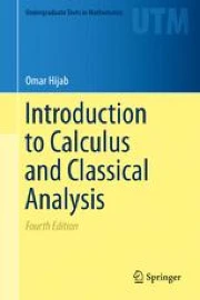 Introduction to Calculus and Classical Analysis | Springer Nature Link