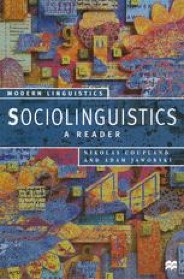 Sociolinguistics | SpringerLink