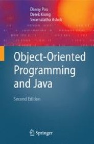 Object-Oriented Programming and Java | SpringerLink