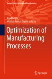 Optimization of Manufacturing Processes | SpringerLink
