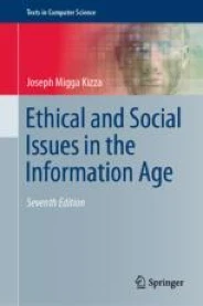 book cover:  Ethical and Social Issues in the Information Age