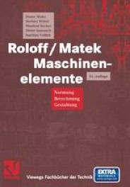 Roloff/Matek Maschinenelemente | SpringerLink